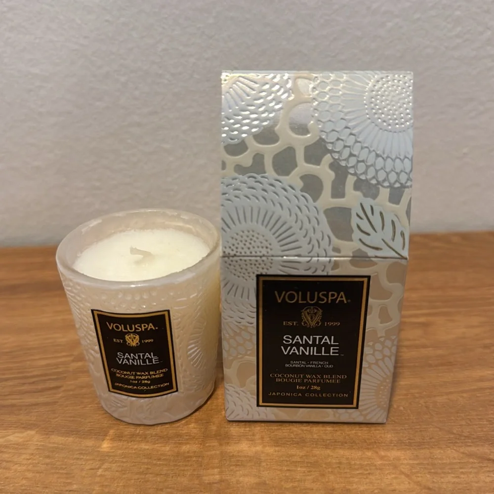 Voluspa Santal Vanille Candle - 1 oz/28 g (Brand New)